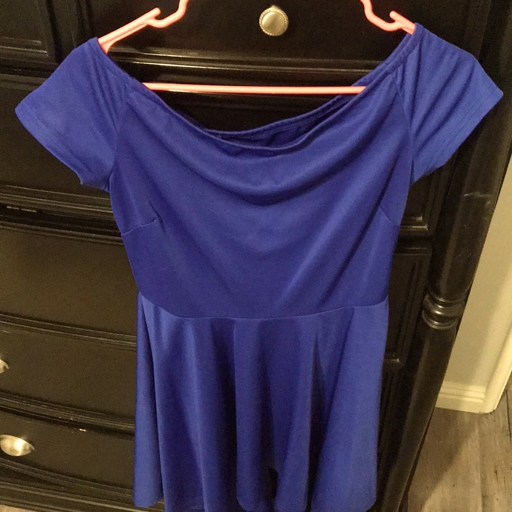 Royal blue dress